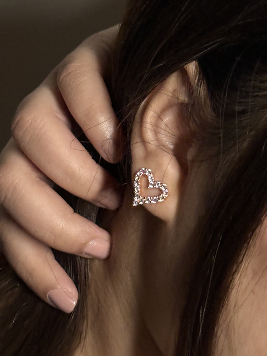 Twinkling Heart Earrings